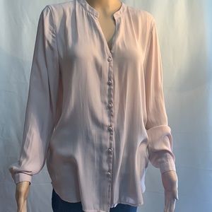 H & M Women’s Blush Colored Size 12 Button Blouse